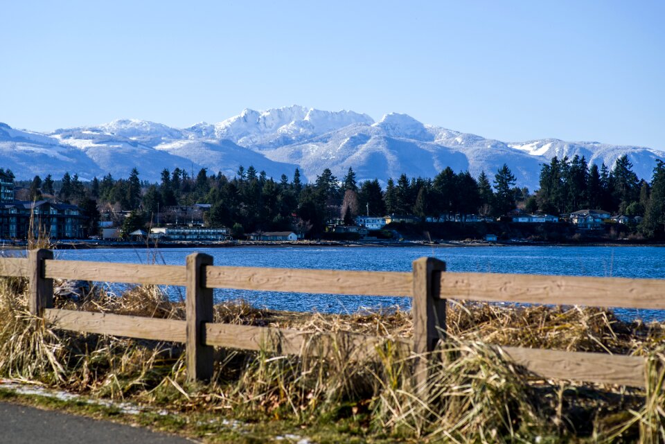 Mt arrowsmith fence snow