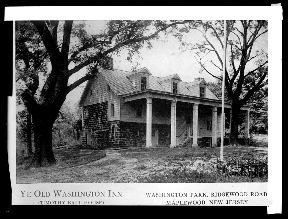 Ye Old Washington Inn (Timothy Ball House), Washington Park, Ridgewood Road, Maplewood, New Jersey, 2-9-21 LCCN2016852397