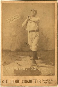 Yank Robinson, St. Louis Browns, baseball card portrait LCCN2007683775
