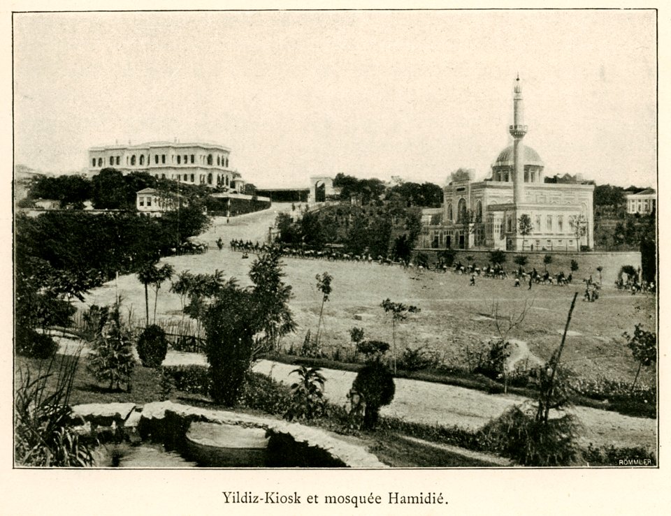 Yildiz-Kiosk et mosquée Hamidié - Barth Hermann - 1913
