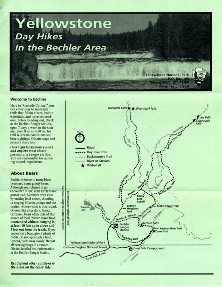 Yellowstone Map