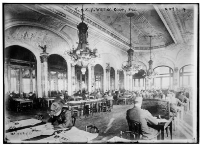 YMCA writing room, Nice LCCN2014708837