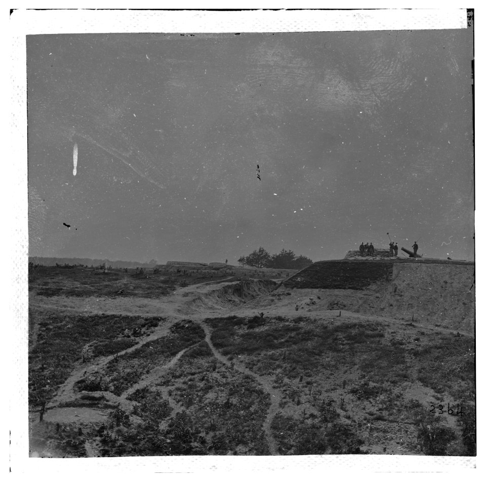 Yorktown, Virginia (vicinity). Fortifications LOC cwpb.01592