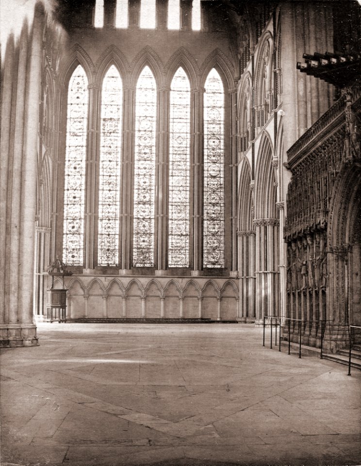 York Minster the Five Sisters by George Washington Wilson 1865