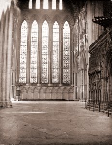 York Minster the Five Sisters by George Washington Wilson 1865 photo