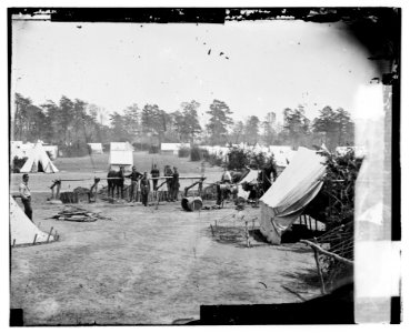 Yorktown, Va., vicinity. Headquarters of Gen. George B. McClellan, Camp Winfield Scott LOC cwpb.00997
