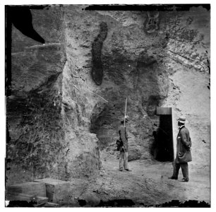Yorktown, Virginia. Cornwallis cave. Used as a powder magazine by the Confederates LOC cwpb.01625