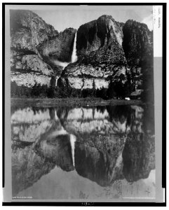 Yos)emite Falls in reflection LCCN00651056