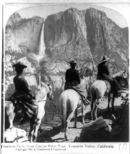 Yosemite Falls, from Glacier Point Trail, Yosemite Valley, California LCCN89711583