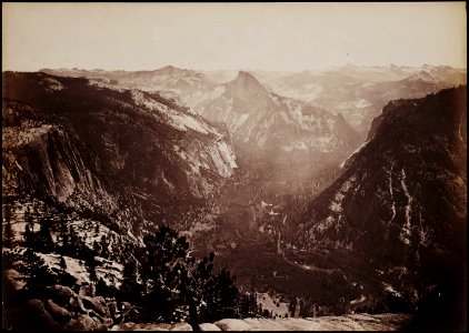 Yosemite Valley from Eagle Point by Carleton E Watkins photo