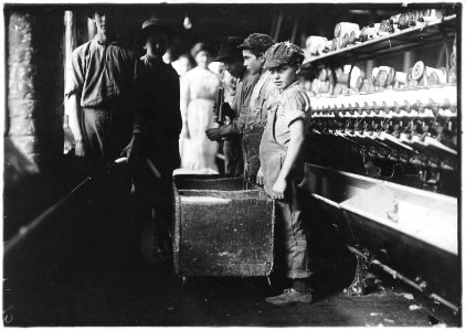 Young doffers in Elk Cotton Mills. Fayetteville, Tenn. - NARA - 523347