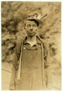 Young Driver in Mine- Had been driving one year. (7 A.M. to 5-30 P.M. Daily) Brown Mine, Brown , W. Va. LOC cph.3a38581