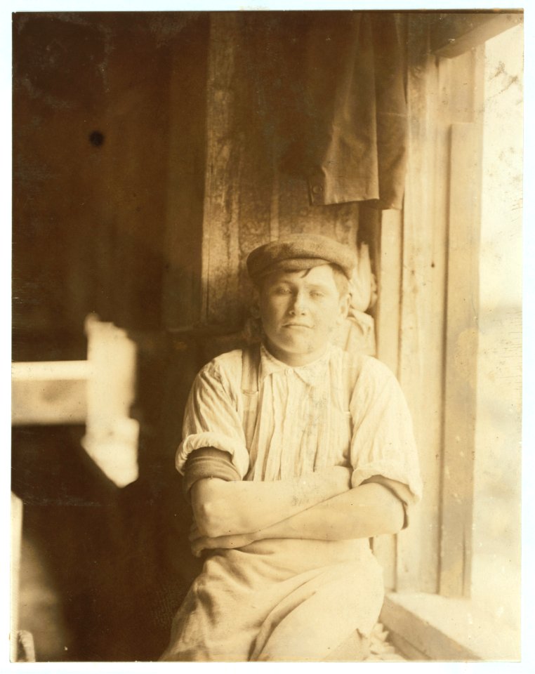 Young boys working in Vermont Marble Co. Proctor, Vt. Very illiterate. LOC nclc.04587