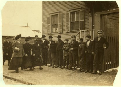 Young girls running gauntlet of men making remarks (sometimes vile)) LOC nclc.02525