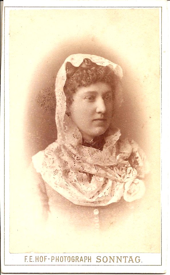 Young Lady ca 1887 (1) photo