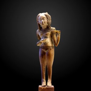 Young girl with ointment vase-E 5350-IMG 0151-gradient