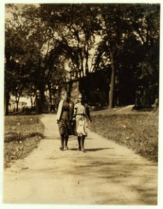 Young girls working in American Woolen Mills, Winooski, Vt. Most are illiterate. Work slack, and force small. (See N.C.L.C. Photos -720-745, May 1909.) 27 Children apparently under 15, were LOC nclc.01855