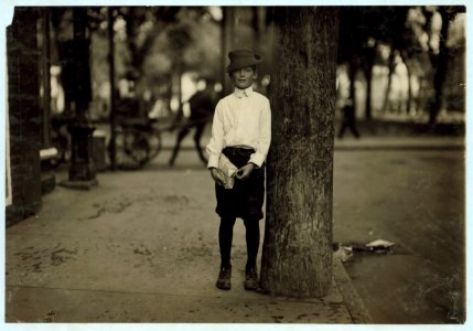 Young office boy 11 years old. Works in law office. LOC nclc.04979