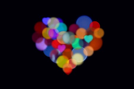 Background heart shape valentine's day photo
