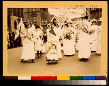 Youngest parader in New York City suffragist parade LCCN97500068 photo