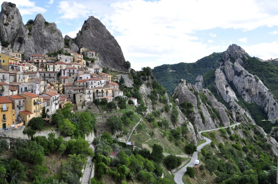 Country landscape castelmezzano