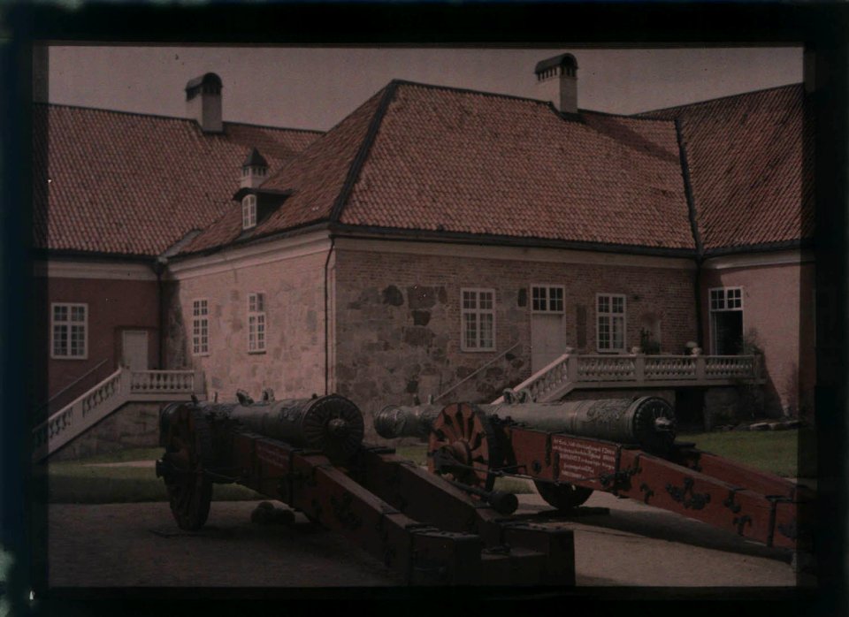 Yttre borggården på Gripsholms slott - Nordiska Museet - NMA.0031755
