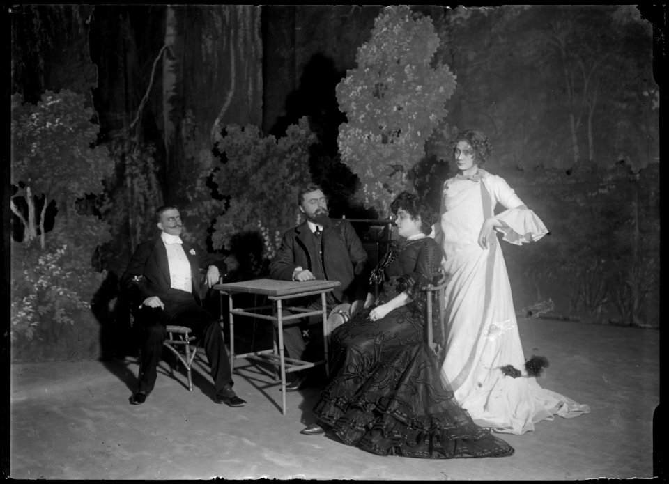 Yvette, Svenska teatern 1902. Föreställningsbild - SMV - SvT070