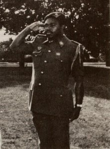 Zairian army captain that received US military training