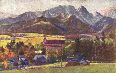 Zakopane widok na Giewont