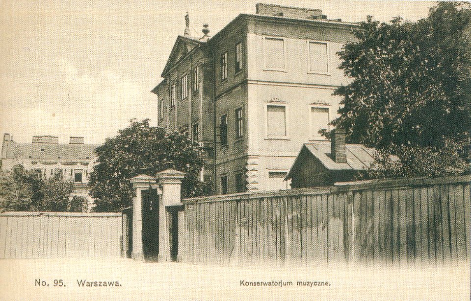 Zamek Ostrogskich od strony ul. Okólnik 1908