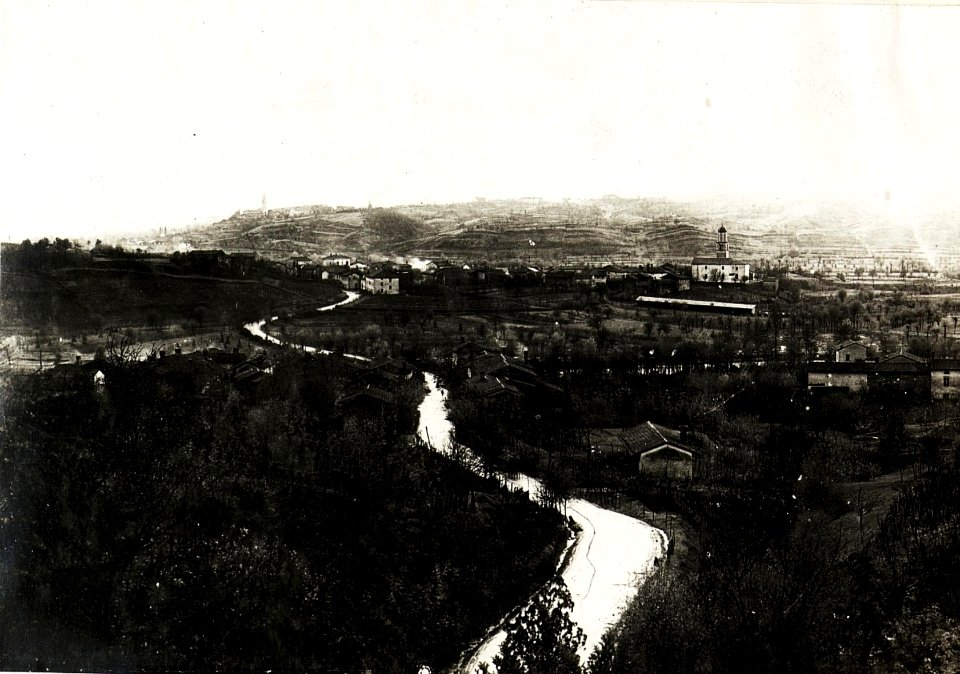 Zalosce, Dornberg und Prvacina von Zalosce aus gesehen, 9.1.1916. (BildID 15594600)