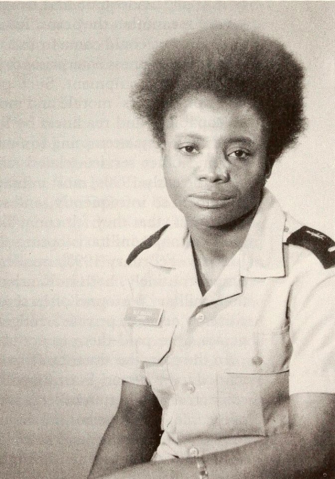 Zairian army second lieutenant that received US military training