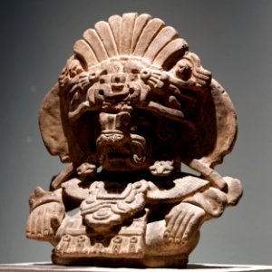 Zapotec funerary urn Soleil de nuit lot21 n2