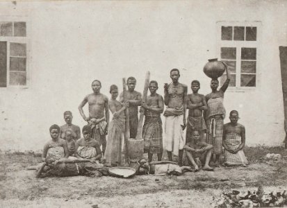 Zanzibar group of slaves RMG E9142 photo