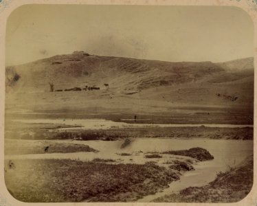 Zaravshanskii okrug. Chopan-Atinskiia vysoty oznamenovannyia pobiedoiu nad reguliarnymi voiskami bukharskago emira 1 Maia 1868 g. LCCN2007678499
