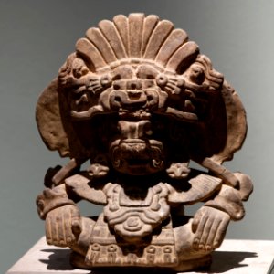 Zapotec funerary urn Soleil de nuit lot21