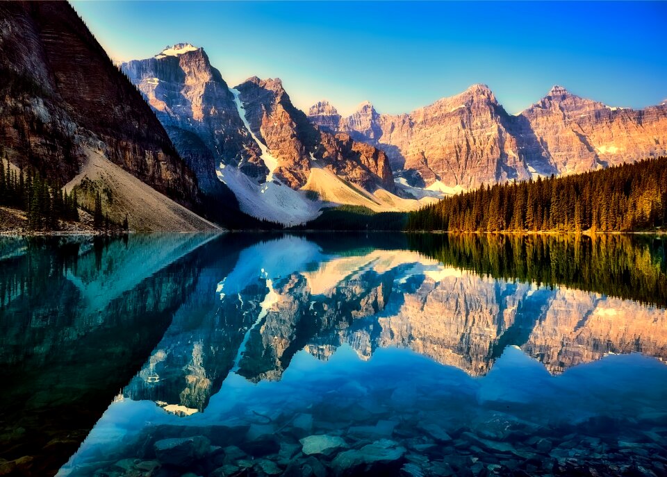 Reflections landscape nature