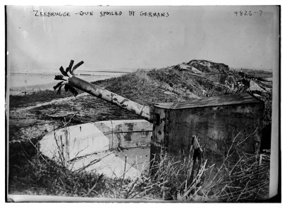 Zeebrugge - gun spoiled by Germans LCCN2014708377 photo