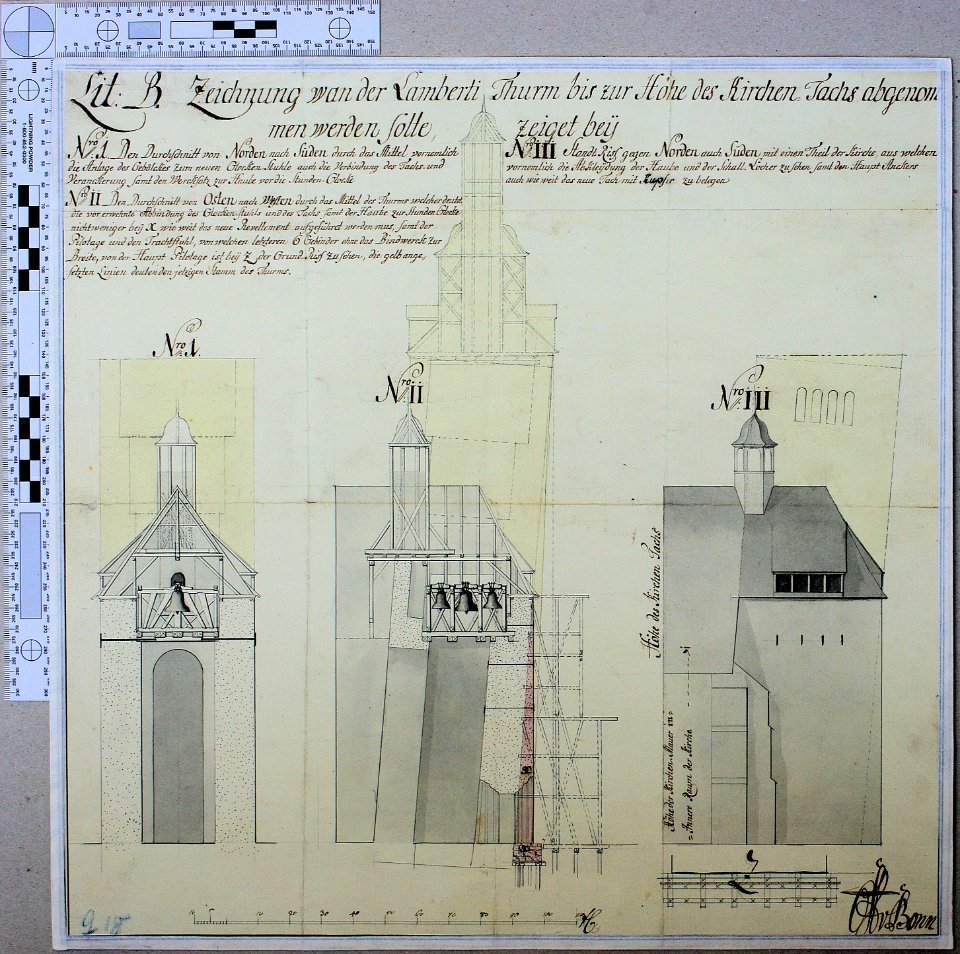 Zeichnung vom Lamberilturm 9097
