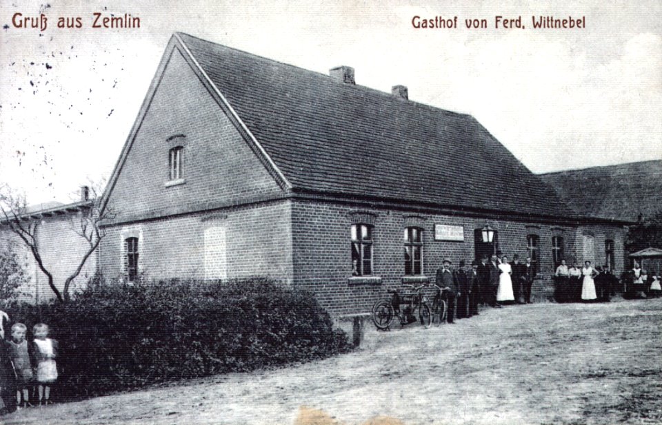 Zemlin 1915 03 27 Gasthof von Ferd Wittnebel