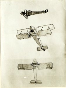Zeichnungs-Reproduktion von französischen Flugzeugen (BildID 15500281) photo