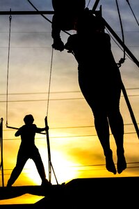 Recreation shadow rope photo