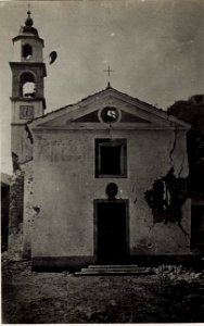 Zerschossene Kirche in Lastebasse. (BildID 15576607)