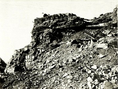 Zerschossenes Werk La Corte bei Buchenstein. (BildID 15416829)