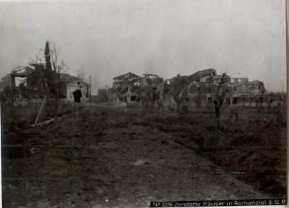 Zerstörte Häuser in Romanziol 9.12.17. (BildID 15613445)