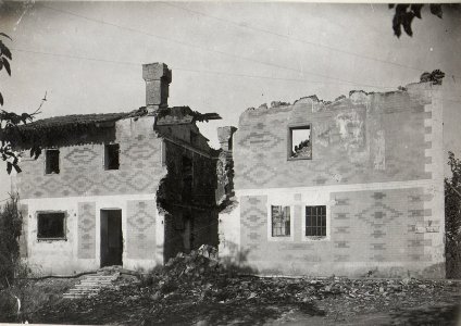 Zerst.Haus a.d.Isonzofront 14.9.17. (BildID 15605375)