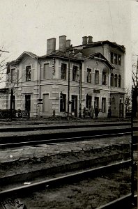 Zerstörter Bahnhof in Wolbrom. Nordseite. (BildID 15539257)
