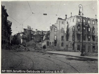 Zerstörte Gebäude in Udine 6.11.17. (BildID 15610330)