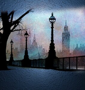 Thames embankment united kingdom city