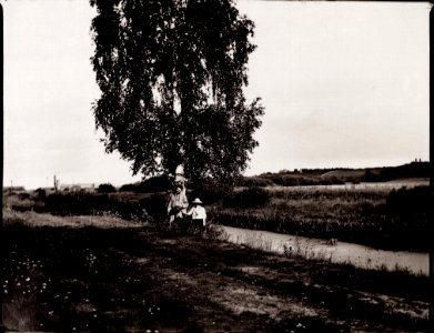 Zille, Heinrich - Familie und Lebensbereich, Heinrich Zille mit Sohn Walter (Zeno Fotografie)